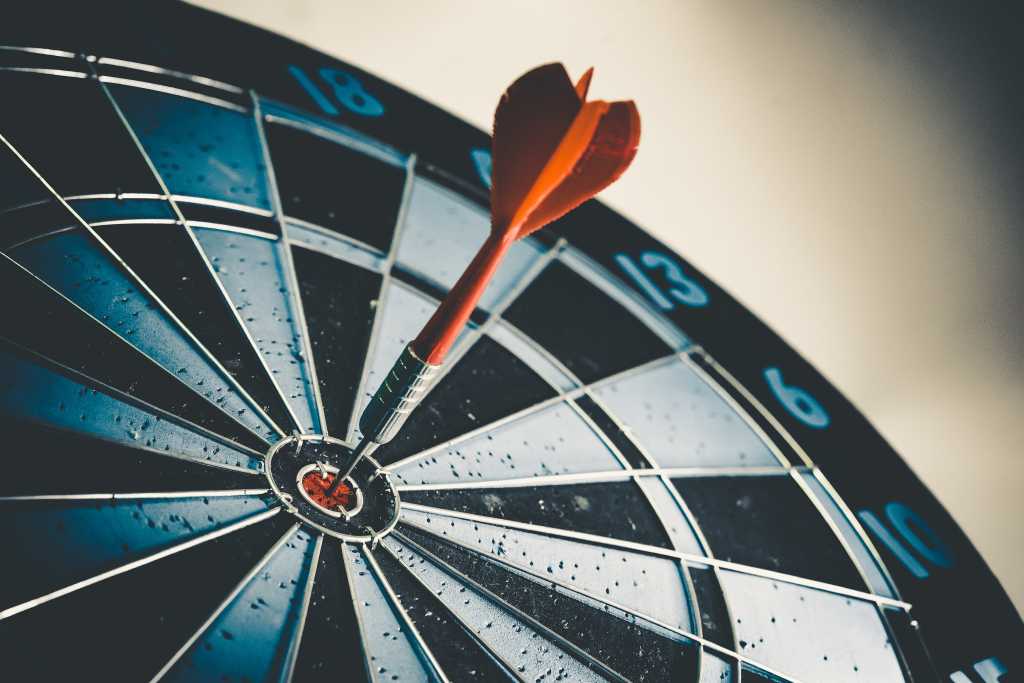 Bullseye, darts, target practice