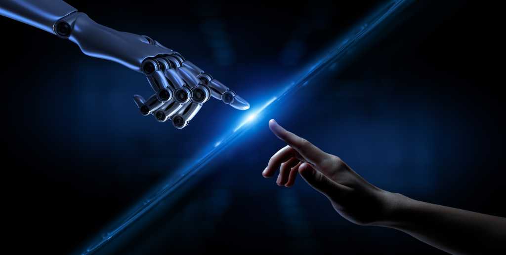 artificial intelligence ai robot hands